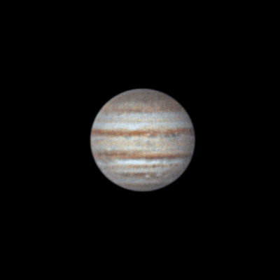 Jupiter`s rotation - астрофотография