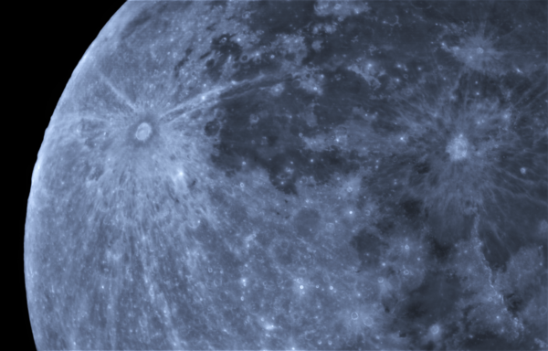 Blue Moon - астрофотография