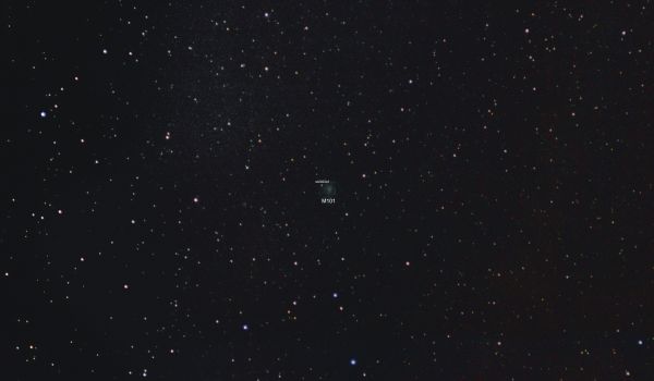 M101 и сверхновая sn2023ixf - астрофотография