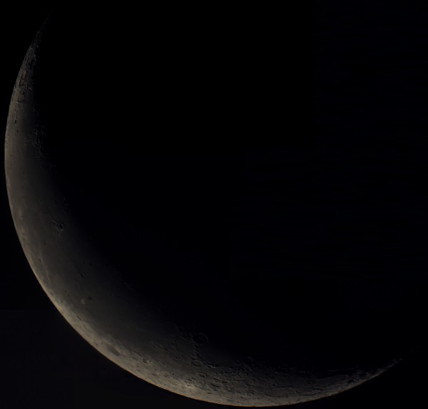 Moon phase = -15%. 05:30 Moscow time. 16.11.2025 - Astrophotography