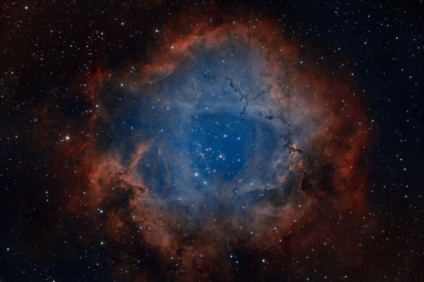 NGC2237 Розетка в HOO - астрофотография
