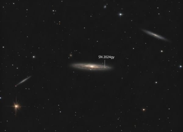 Galaxy NGC 4216 and supernova 2024gy (Type Ia) - Astrophotography