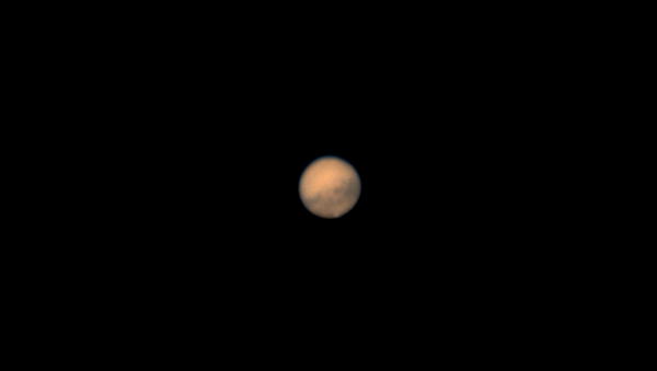Марс противостояние. 13.10.2020 - астрофотография