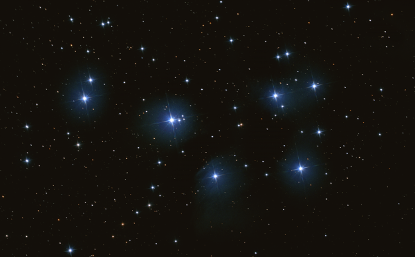 Плеяды от 15.10.2022 - астрофотография