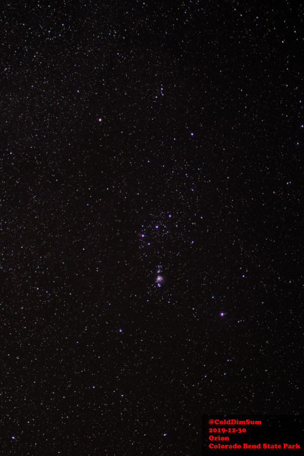 Orion Constellation - астрофотография
