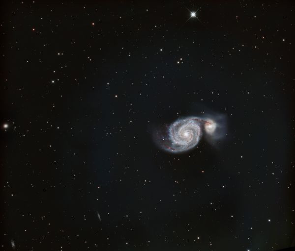 M51 on SCA310/3.8 - Astrophotography