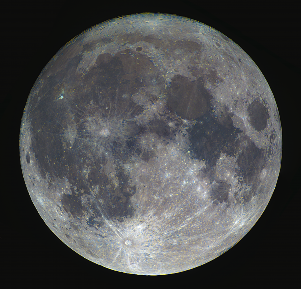 Вчерашняя "Голубая" Луна от 31.08.2023 - астрофотография