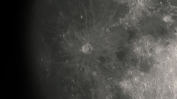 Луна -кратер Коперник и его окрестности-06.10.2022 - астрофотография