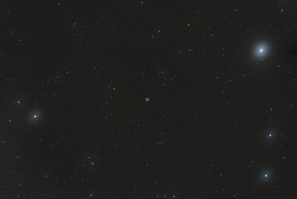 Планетарная туманность Кольцо М57 - астрофотография
