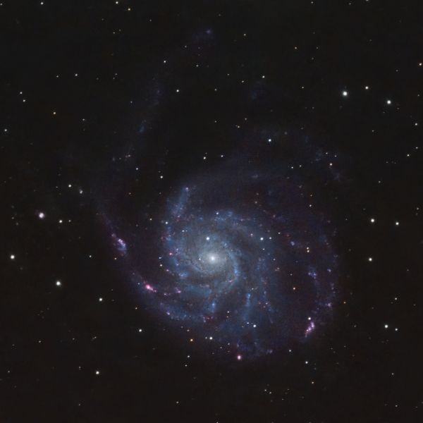 M101 "Вертушка" в HaRGB - астрофотография
