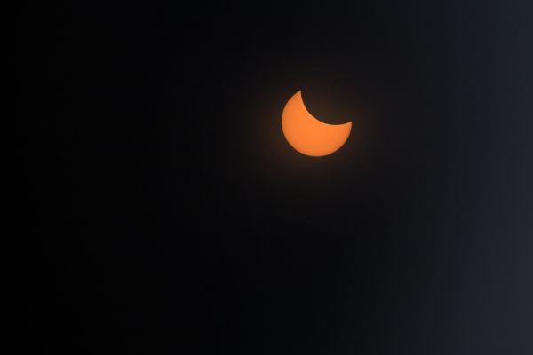 Солнечное затмение 25.10.2022 - астрофотография