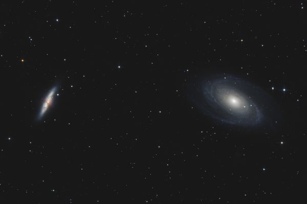Галактики M81 и M82 - астрофотография