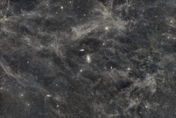 Integrated flux nebulae in Ursa Major - Astrophotography