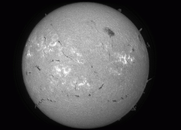 Fast prominence. 7 frames in 5 minutes. 17-06-2026 - Astrophotography