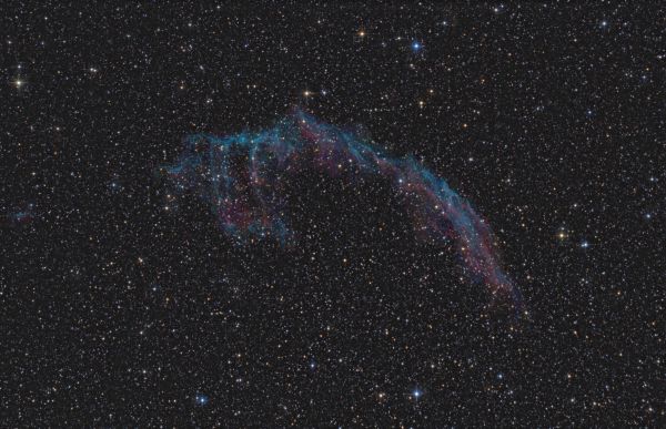 Eastern Veil Nebula - NGC6992, NGC6995, IC1340 - астрофотография