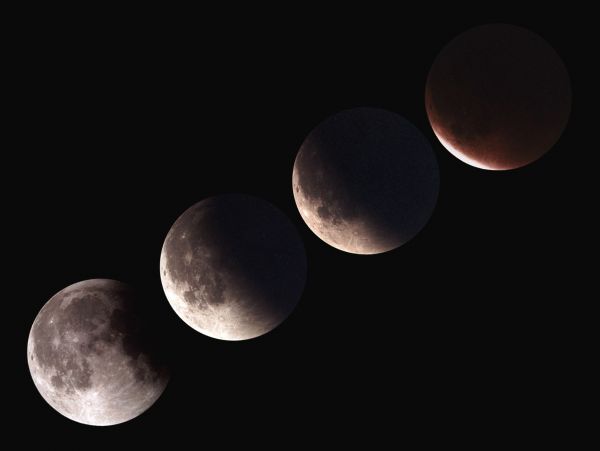 Total Moon eclipse 16.09.1997 - астрофотография