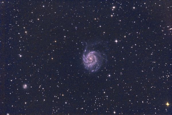 Galaxia del Molinete, M101 - астрофотография