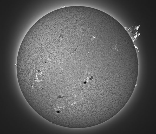 Солнце 27.05.2023/13.45 - астрофотография