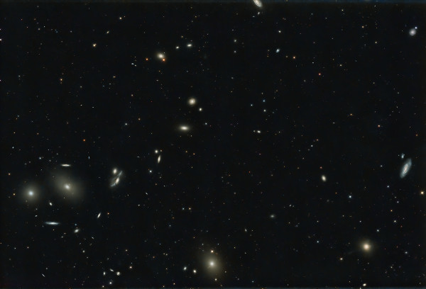 Markarian's Chain of Galaxies - Astrophotography