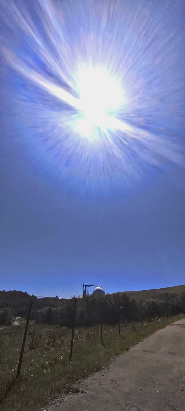 SAO RAS Observatory under the Angel Sun - Astrophotography