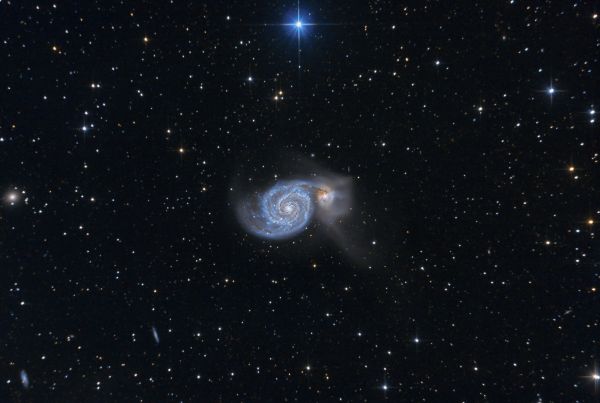 M 51 - The Whirlpool Galaxy - астрофотография