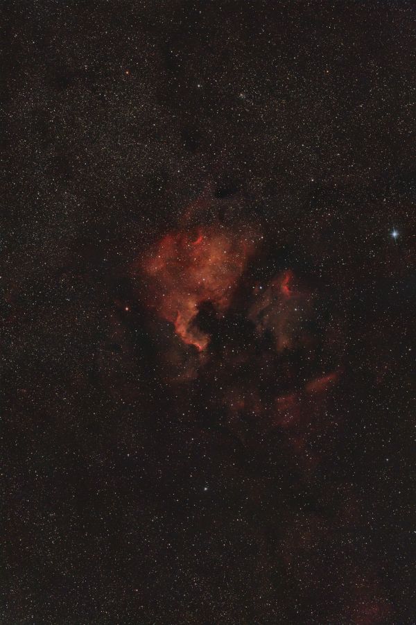 America in the gap - Astrophotography