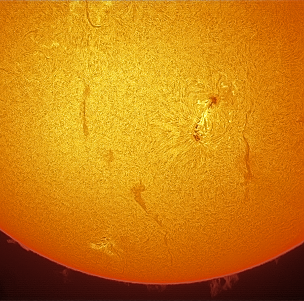 Солнце от 11.07.2022 - астрофотография