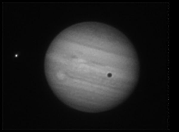 Юпитер, Ганимед и тень 11.07.2021 в ИК 850нм - астрофотография