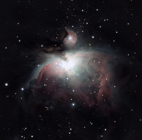 M42 Orion Nebula Captured Between Clouds - Astrophotography