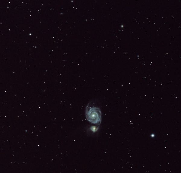 M51, Canon 77D, 2hrs - Astrophotography