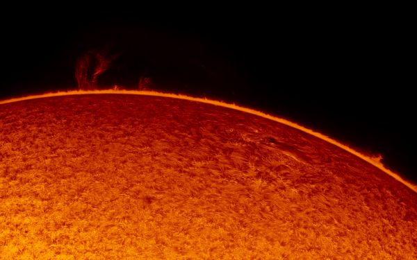 2019.05.18 Sun AR12741 H-Alpha - астрофотография