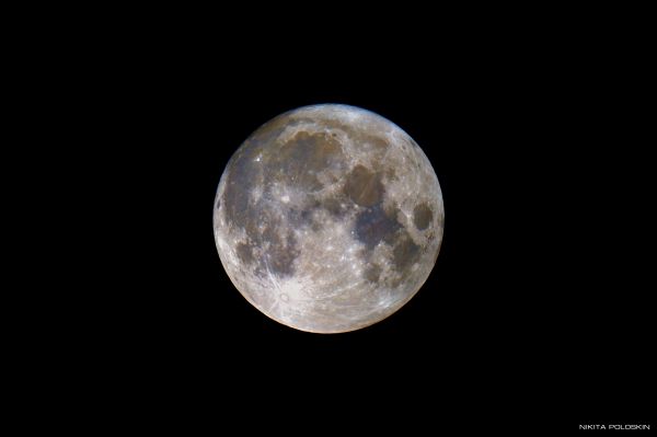 Луна 2 сентября - астрофотография