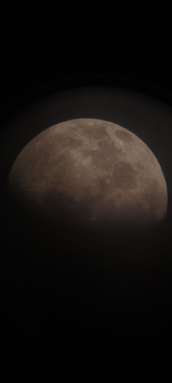 Moon of the Moscow Region - Astrophotography