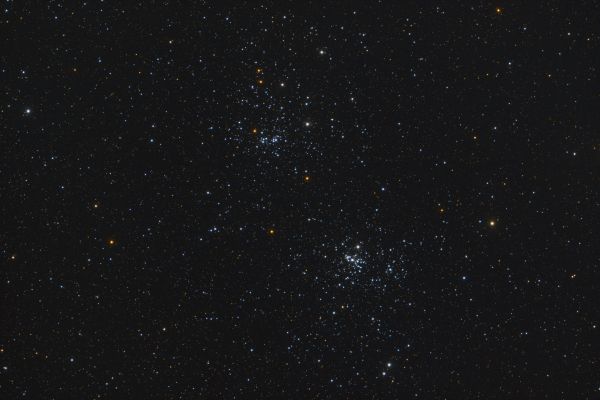 NGC 869 и NGC 884 рассеянное скопление Хи и Аш Персея - астрофотография