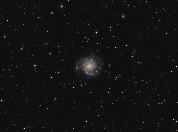 M74 galaxy LRGB - астрофотография
