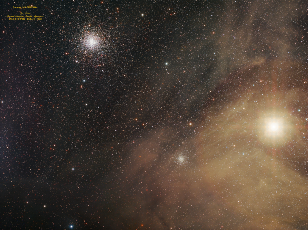 Antares, M4 and NGC6144 - Astrophotography