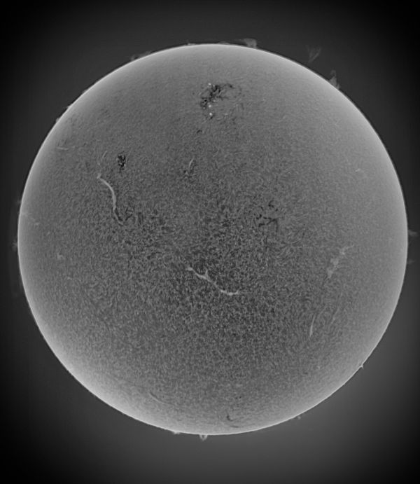 The Sun 09-04-23 invert - астрофотография