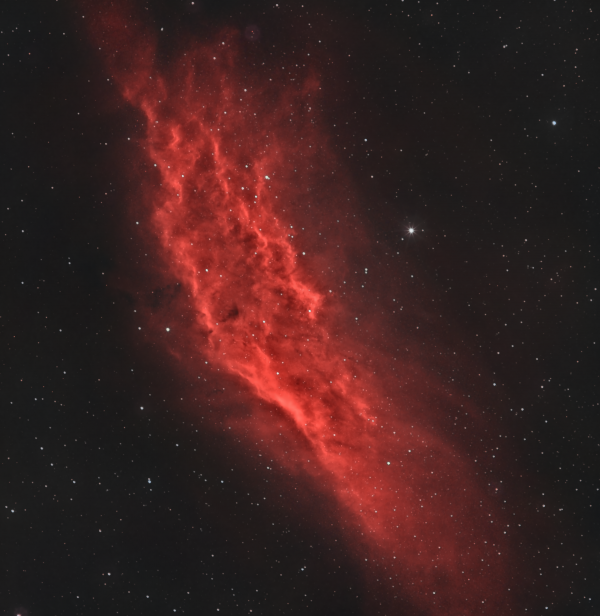 NGC 1499 California Nebula - астрофотография