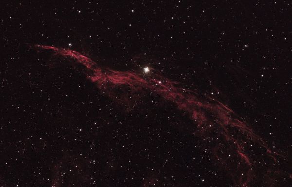NGC 6960 (только H-alpha) - астрофотография
