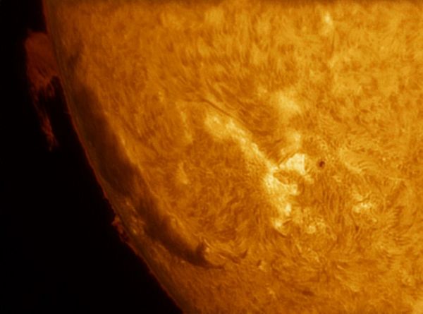 Sun in H-alpha - астрофотография
