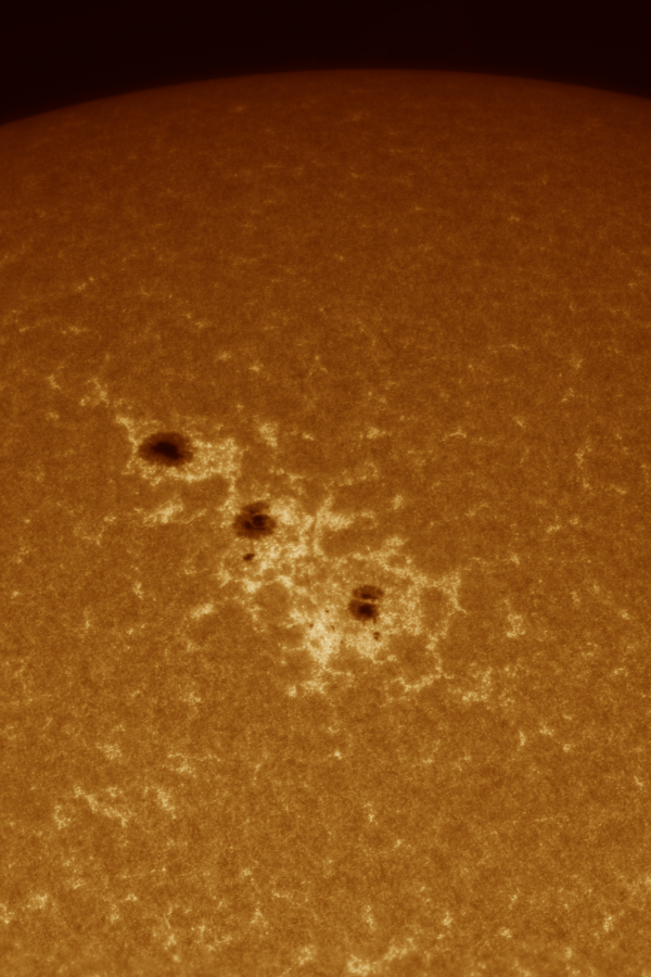 Sunspot groups 4211 and 4213 11.09.2025 - Astrophotography