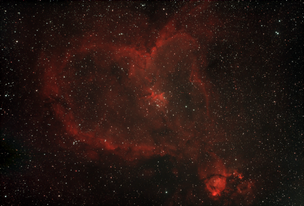 IC1805. Туманность Сердце. - астрофотография