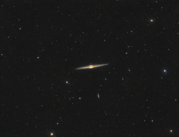 NGC4565 Игла Волосы Вероники - астрофотография