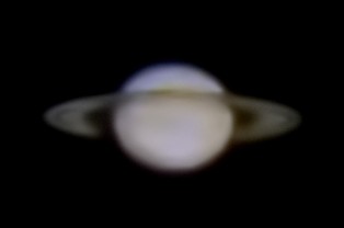 Сатурн 150% - астрофотография