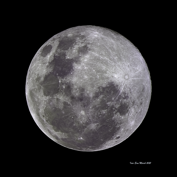 March Full Moon - астрофотография
