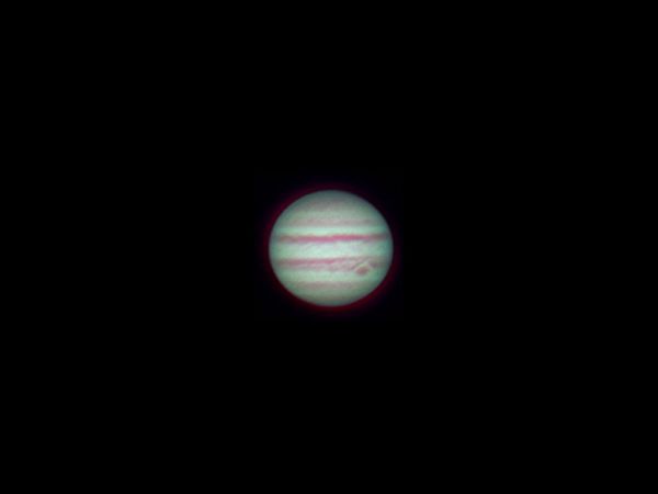 Jupiter with fast achromat Celestron 102660, 20 dec 2013, 00:14 - астрофотография
