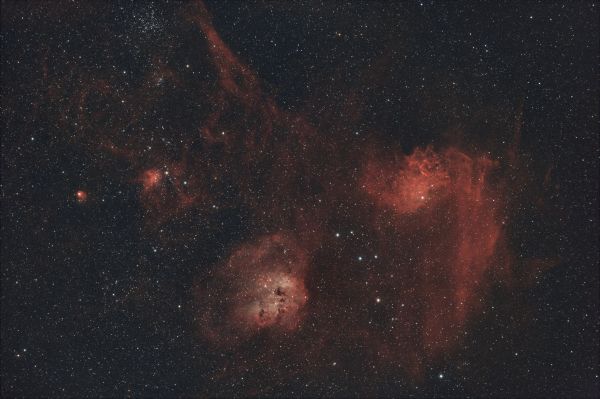 IC 405 The Flaming Star and surroundings - Astrophotography