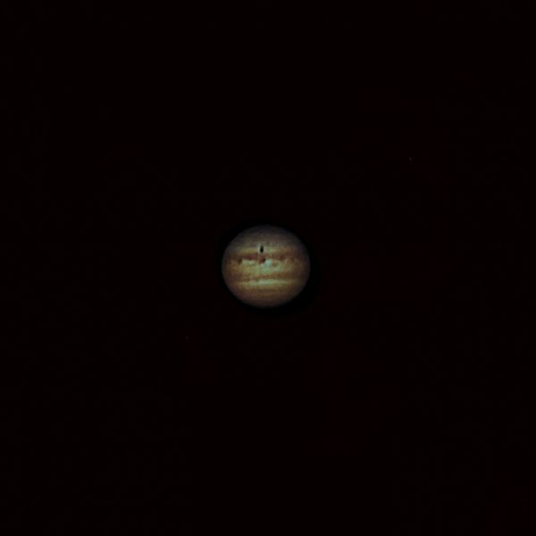 Юпитер и Ганимед 19.06.2020 цвет - астрофотография