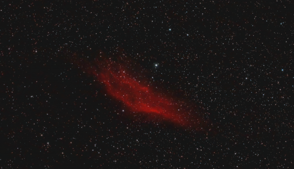 Туманность Калифорния NGC 1499  - астрофотография