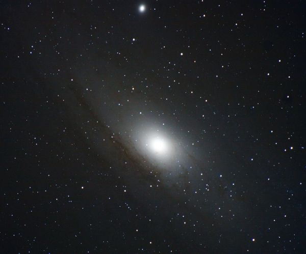 Dust lanes in M31 - Пылевые полосы в Туманности Андромеды - астрофотография